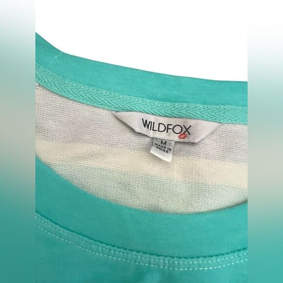 WILDFOX Blue Stripe Top - Picture 3 of 7